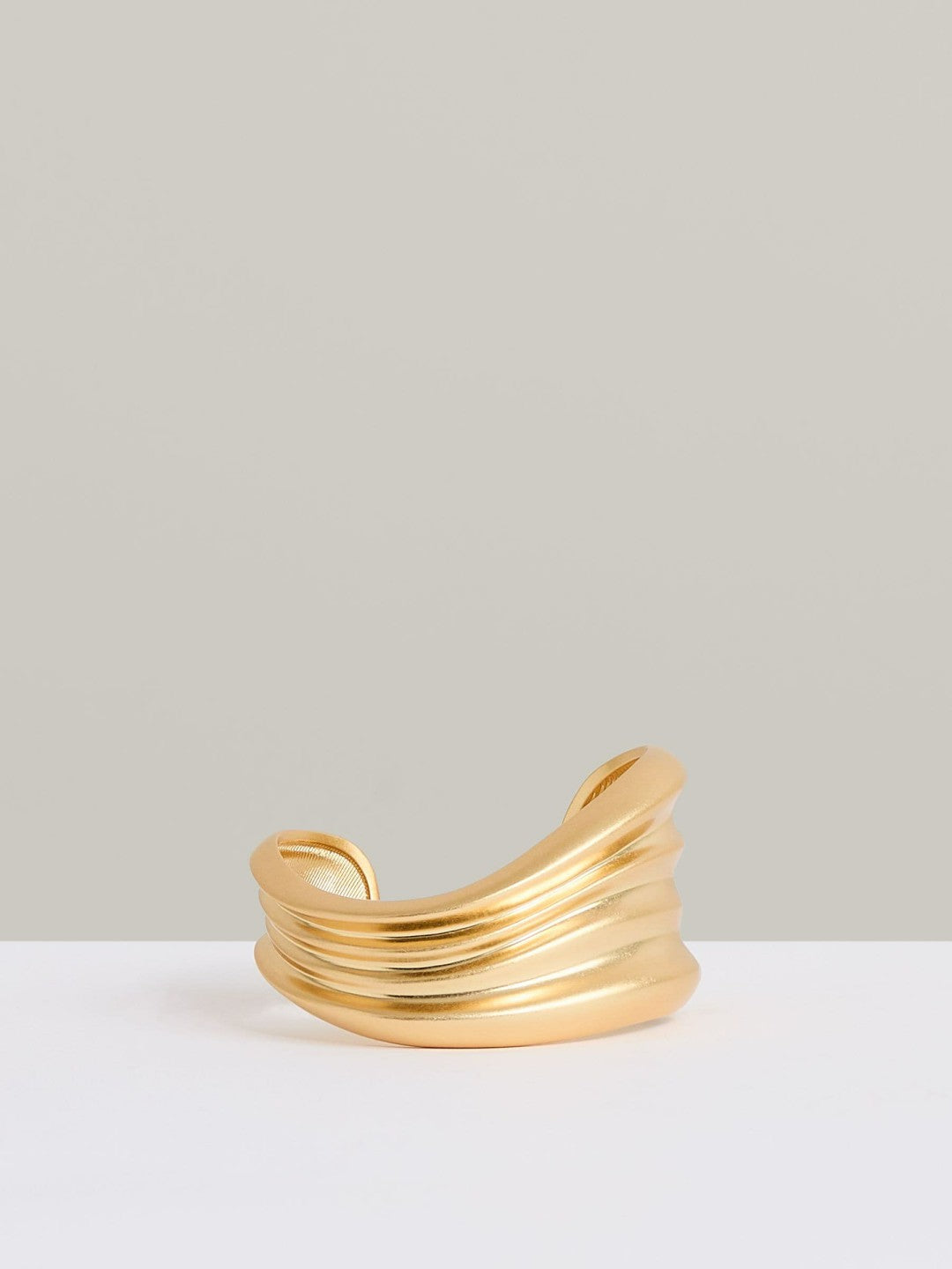 Fluid Sculpted Cuff Gold Tone | Womens