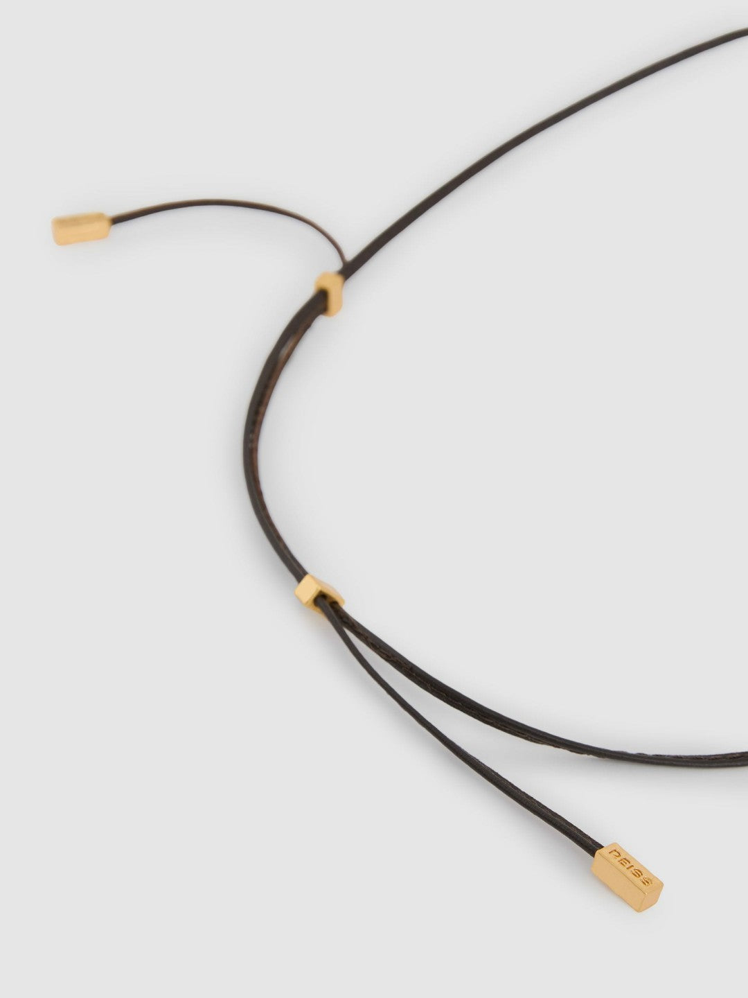 Molten Link Pendant Necklace Gold Tone | Womens