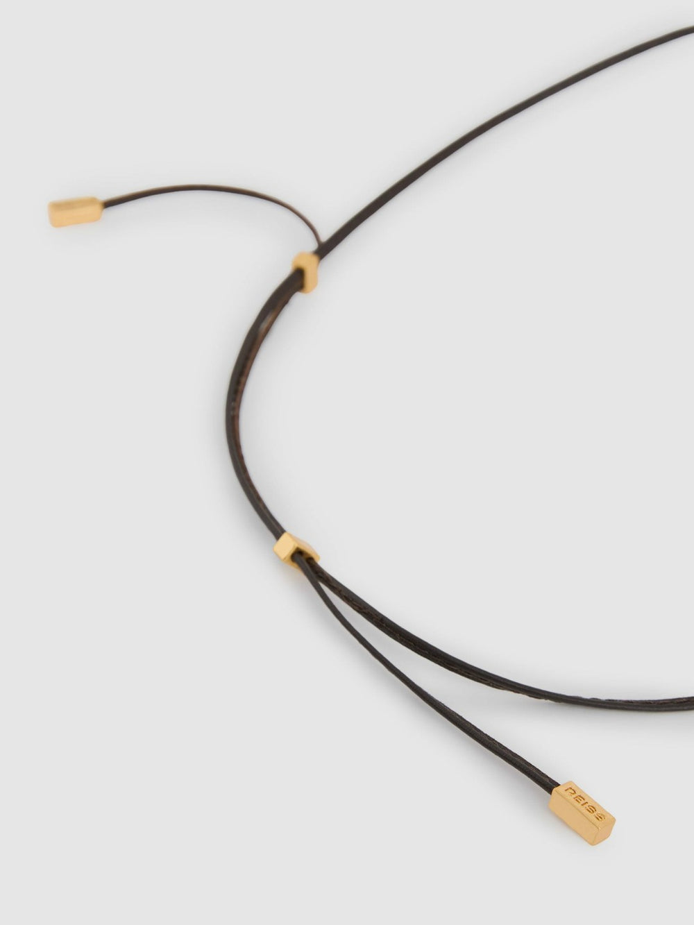 Molten Link Pendant Necklace Gold Tone | Womens