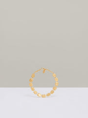 Molten Square Bracelet Gold Tone | Womens