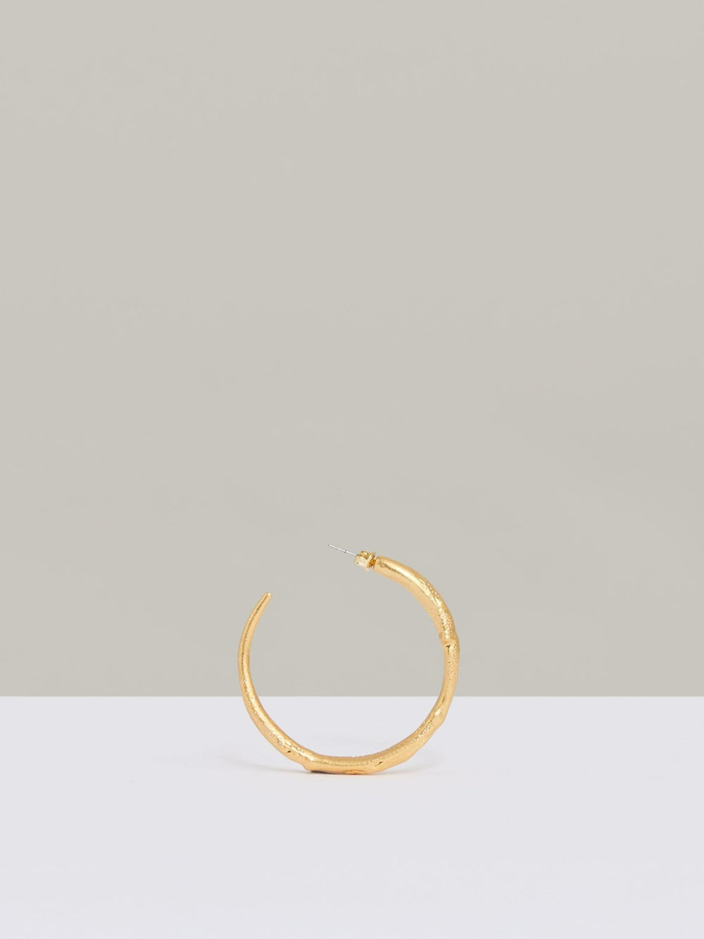 Molten Hoop Earrings Gold Tone | Womens
