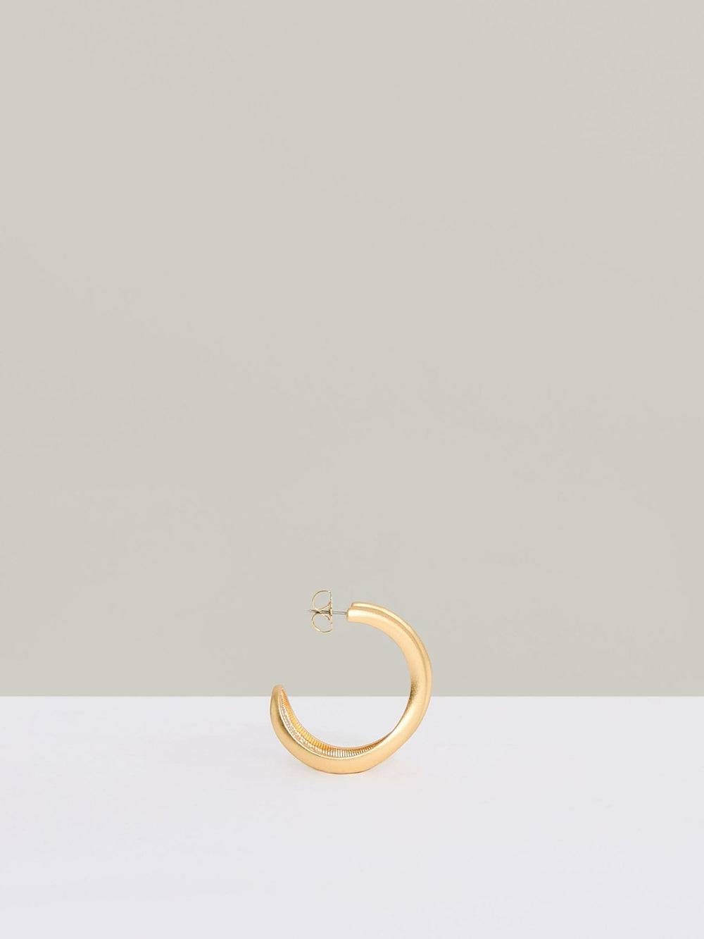 Fluid Hoop Earrings Gold Tone | Womens