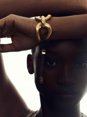 Molten Link Bracelet Gold Tone | Womens