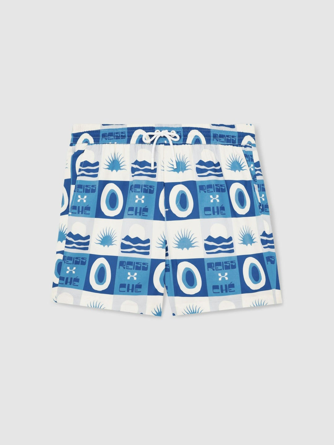| Ché Sunset-Print Swim Shorts Blue Multi | Mens