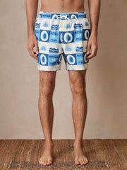 | Ché Sunset-Print Swim Shorts Blue Multi | Mens