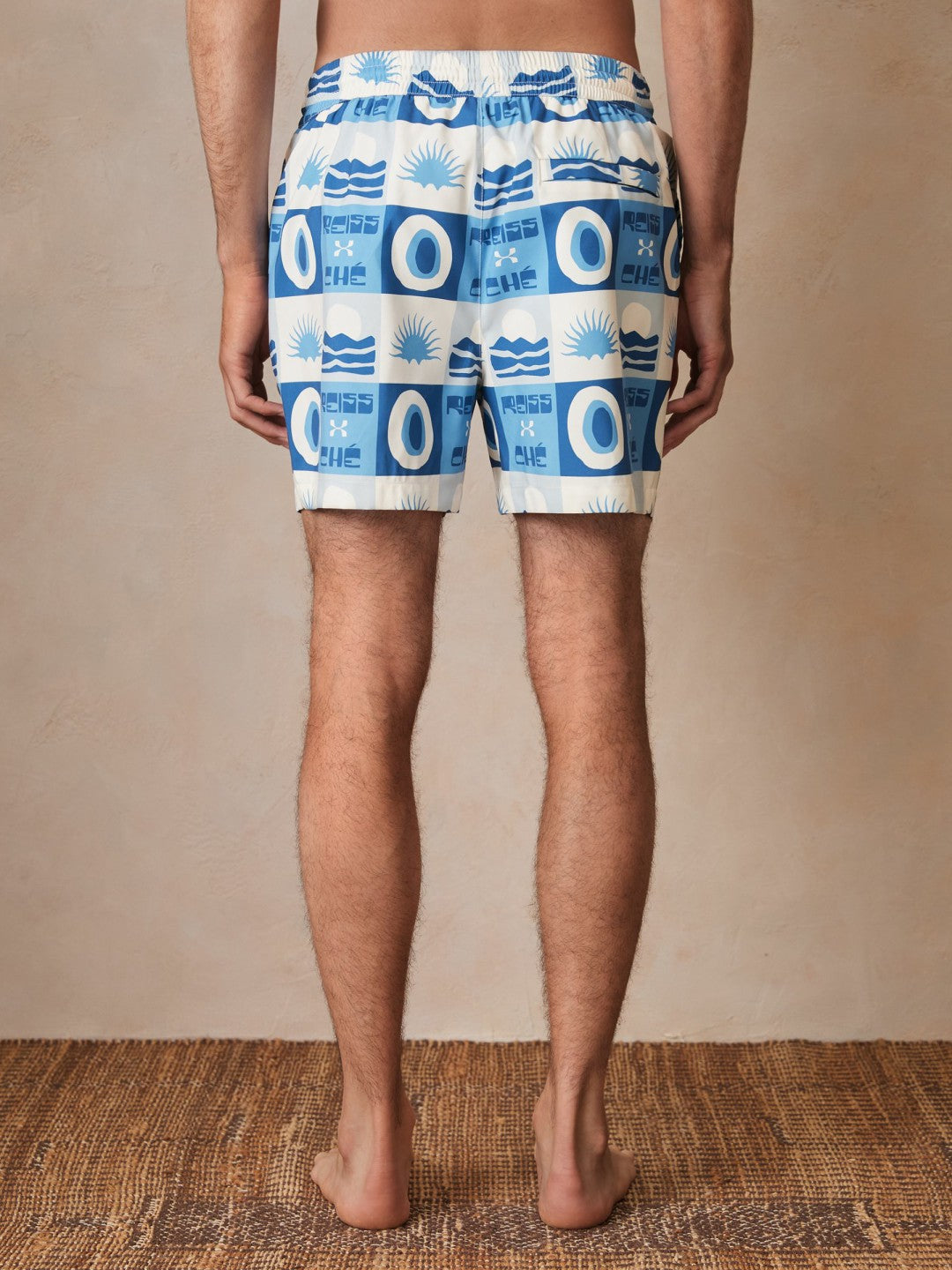 | Ché Sunset-Print Swim Shorts Blue Multi | Mens
