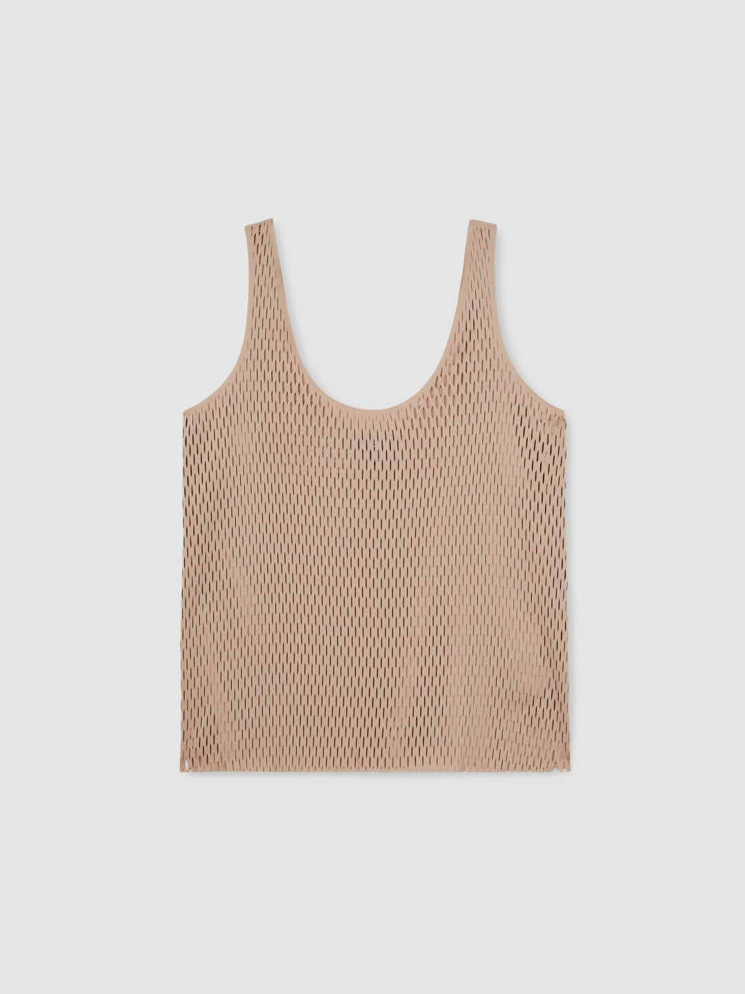 Atelier Laser-Cut Vest Top Taupe | Womens