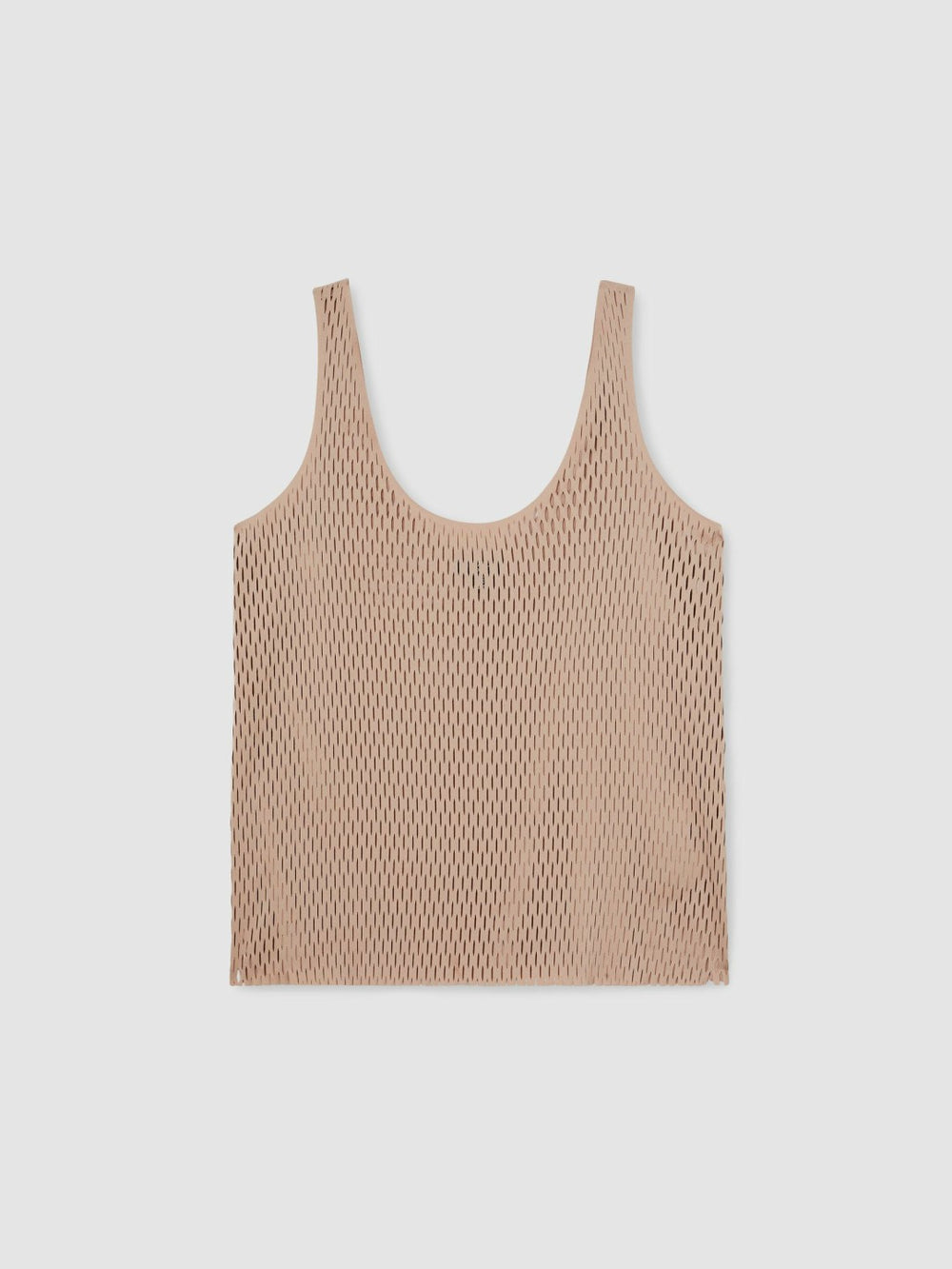 Atelier Laser-Cut Vest Top Taupe | Womens