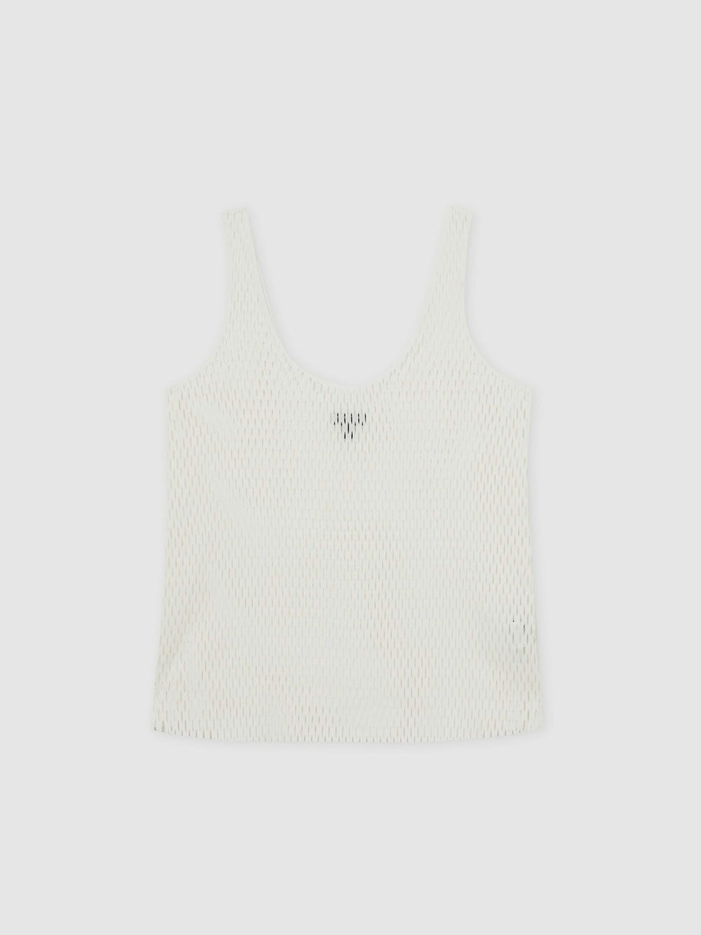 Atelier Laser-Cut Vest Top Cream | Womens