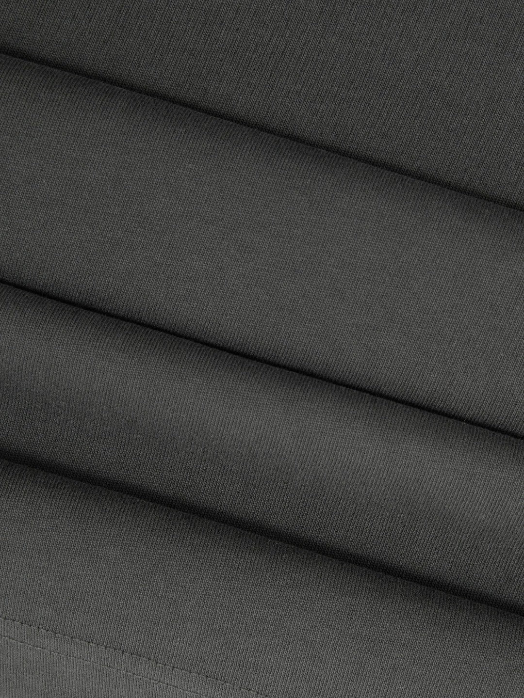 Cotton GarMenst-Dyed Oversized T-Shirt Washed Black | Mens