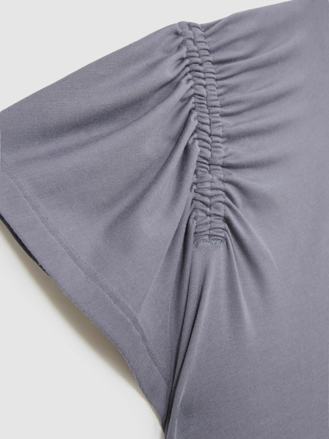 Modal Blend Ruched Jersey Dress Grey | Womens