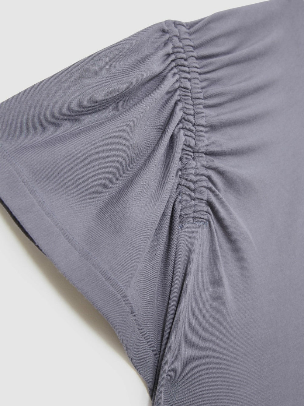 Modal Blend Ruched Jersey Dress Grey | Womens