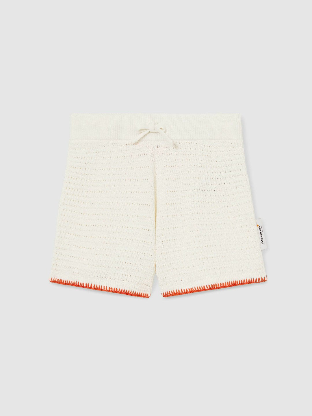 3-9 yrs McLaren F1 Team Crochet Shorts Off White/Orange | Children