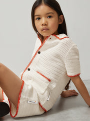 9-13 yrs McLaren F1 Team Crochet Shorts Off White/Orange | Children