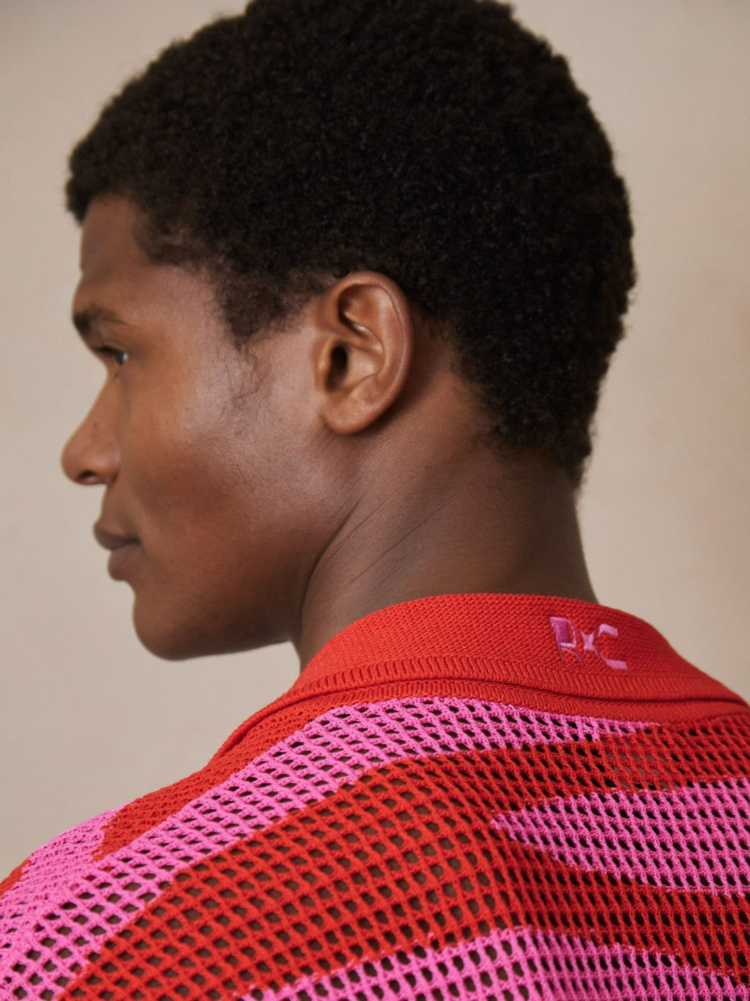 | Ché Wave Crochet Shirt Pink | Mens
