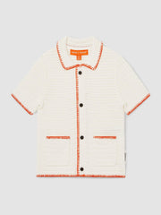 9-13 yrs McLaren F1 Team Crochet Shirt Off White/Orange | Children