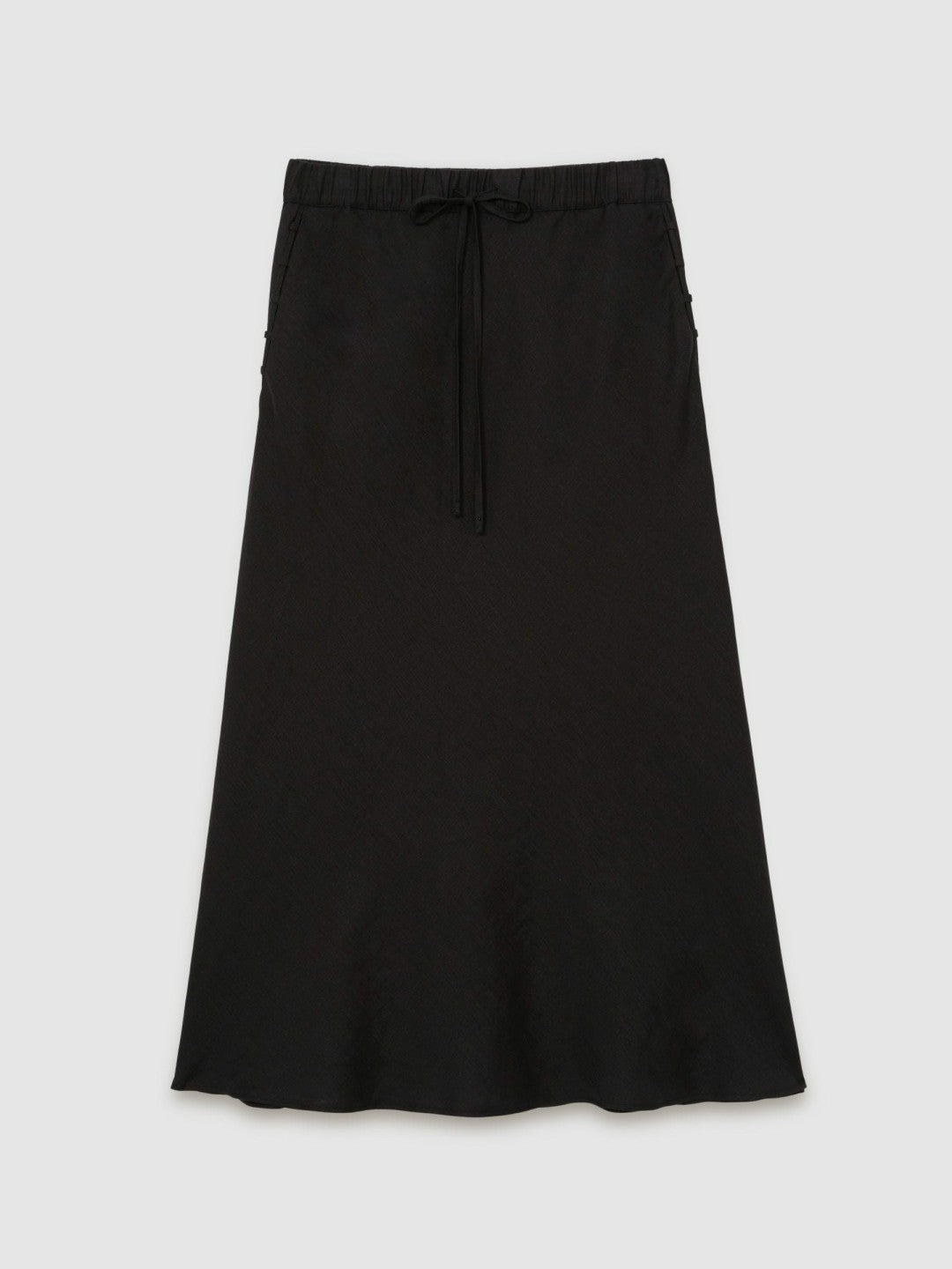 Slip Midi Skirt Black | Womens