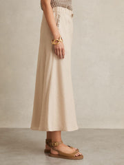 Slip Midi Skirt Neutral | Womens