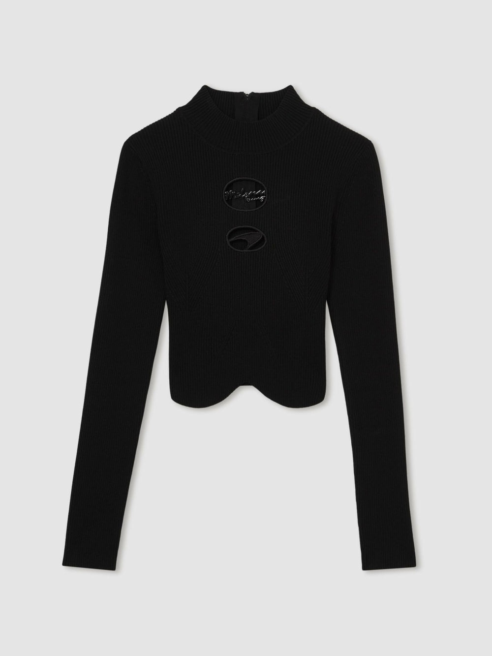 McLaren F1 Team Cut-Out Knit Crop Top Black | Womens