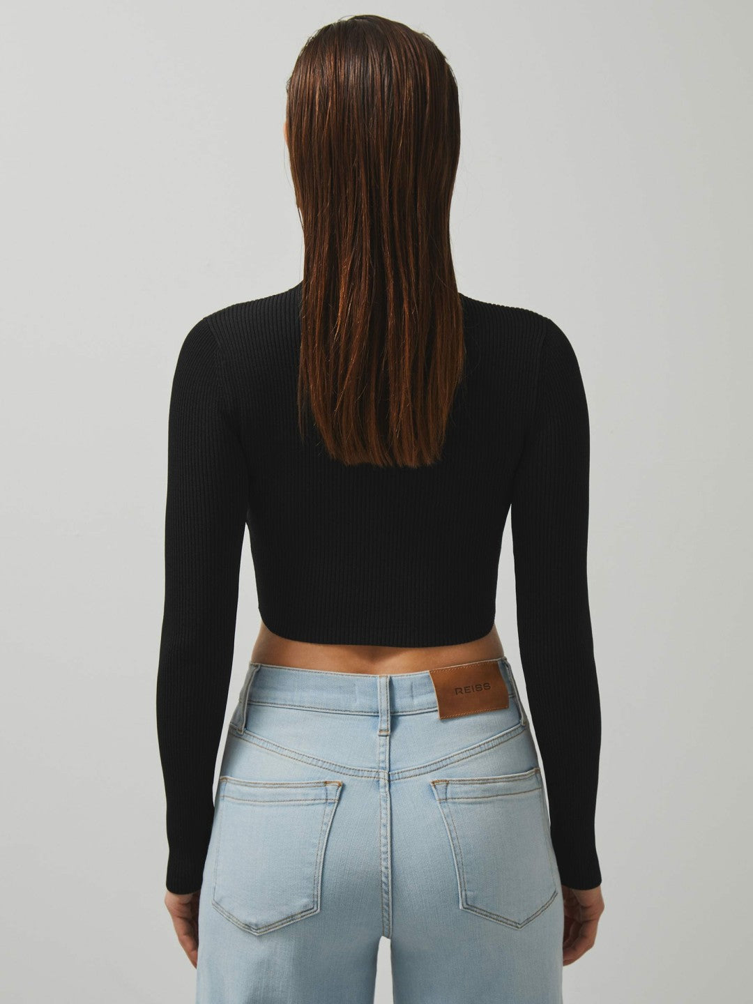 McLaren F1 Team Cut-Out Knit Crop Top Black | Womens