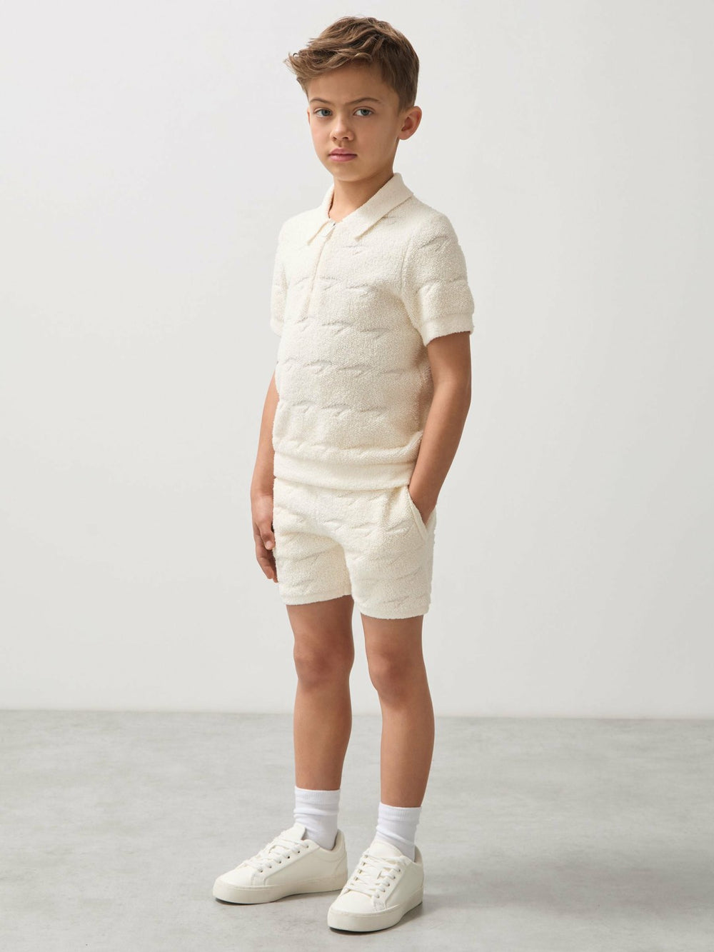 9-13 yrs McLaren F1 Team Speedmark Terry Shorts White | Children
