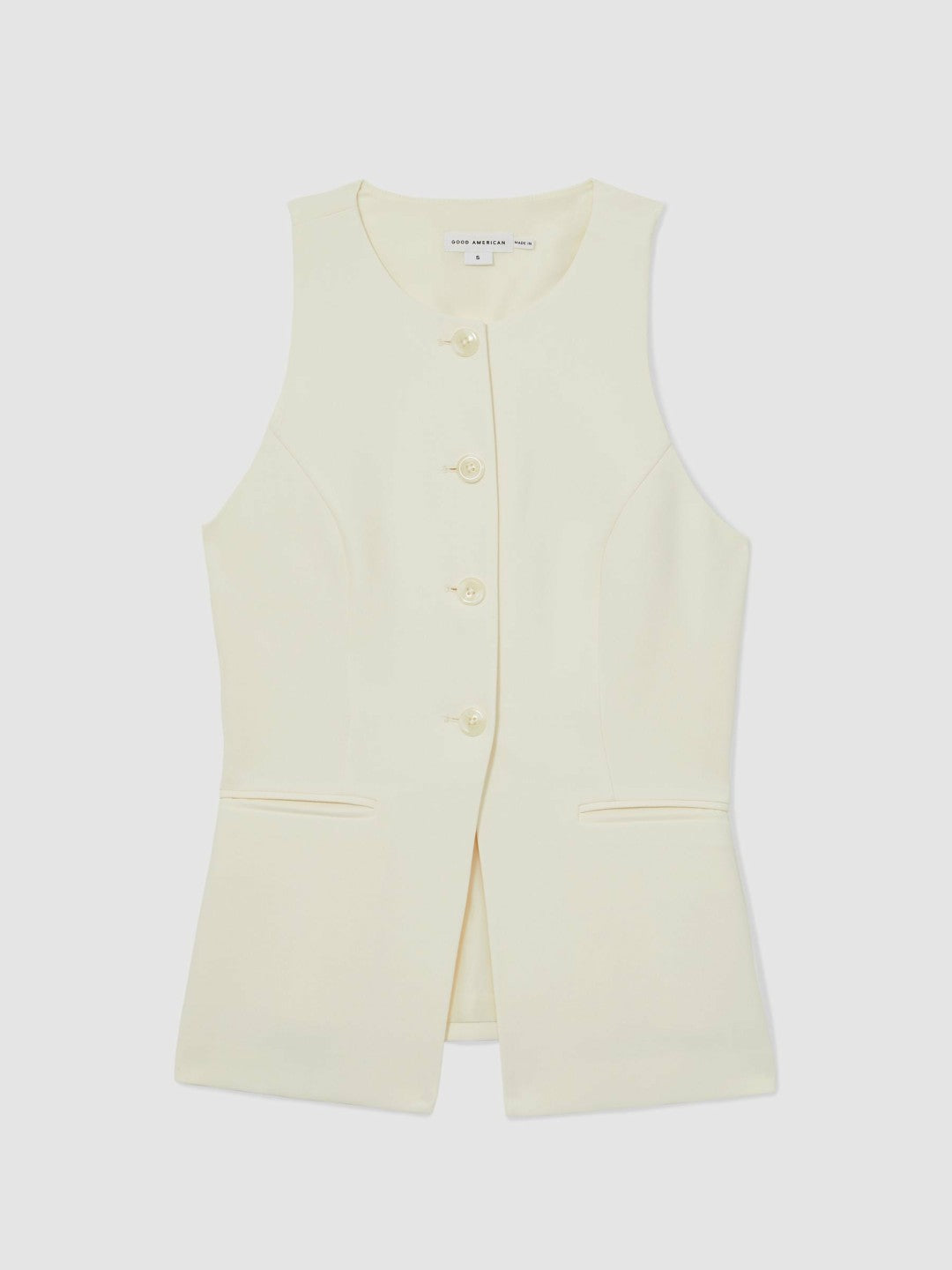 Luxe Suiting Vest Cream | Womens