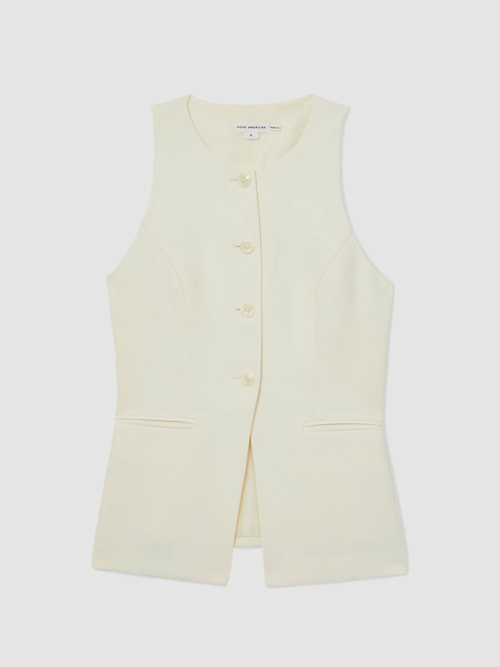 Luxe Suiting Vest Cream | Womens