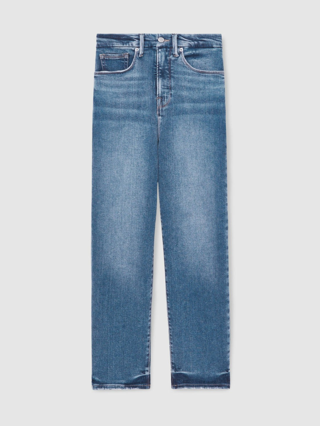 Straight Compression Jeans Indigo Blue | Womens