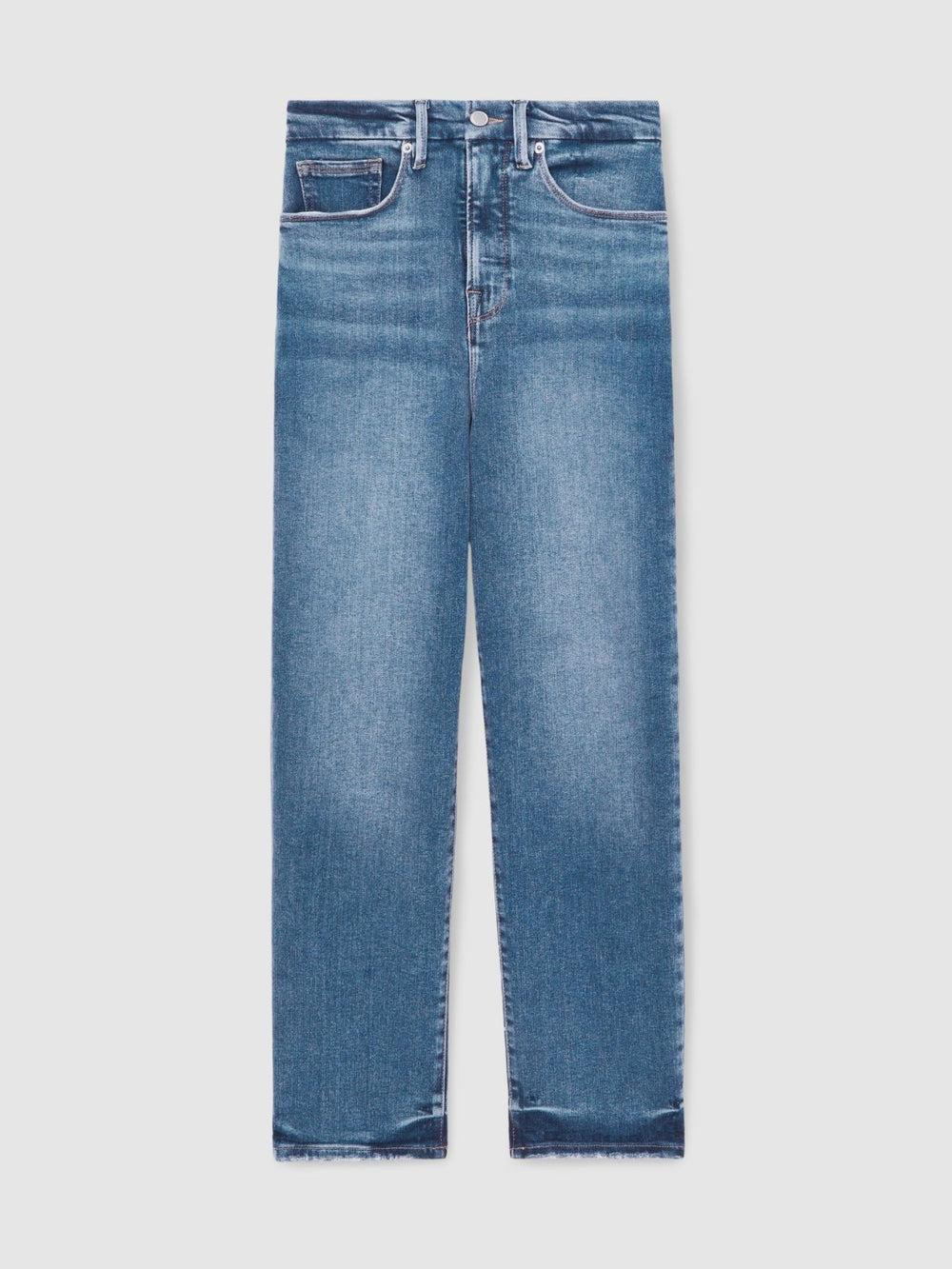 Straight Compression Jeans Indigo Blue | Womens