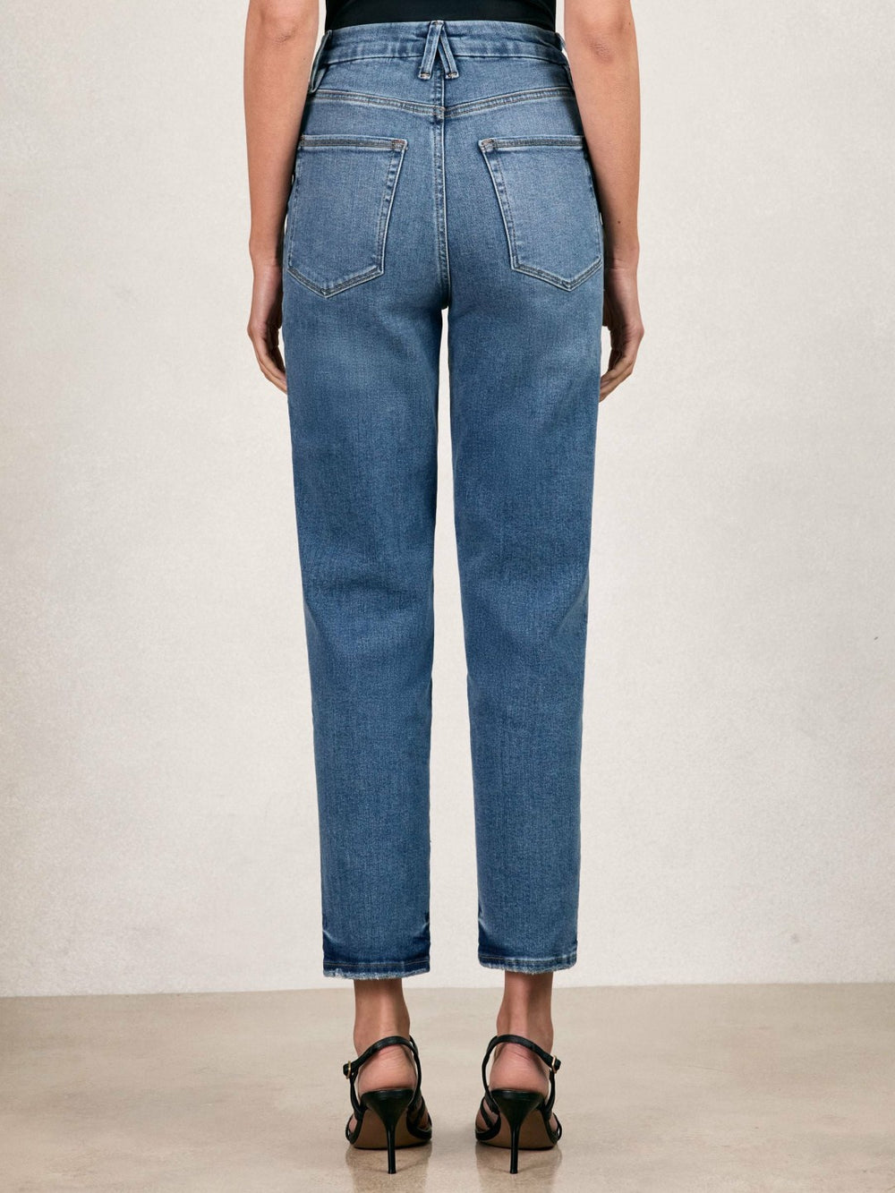 Straight Compression Jeans Indigo Blue | Womens