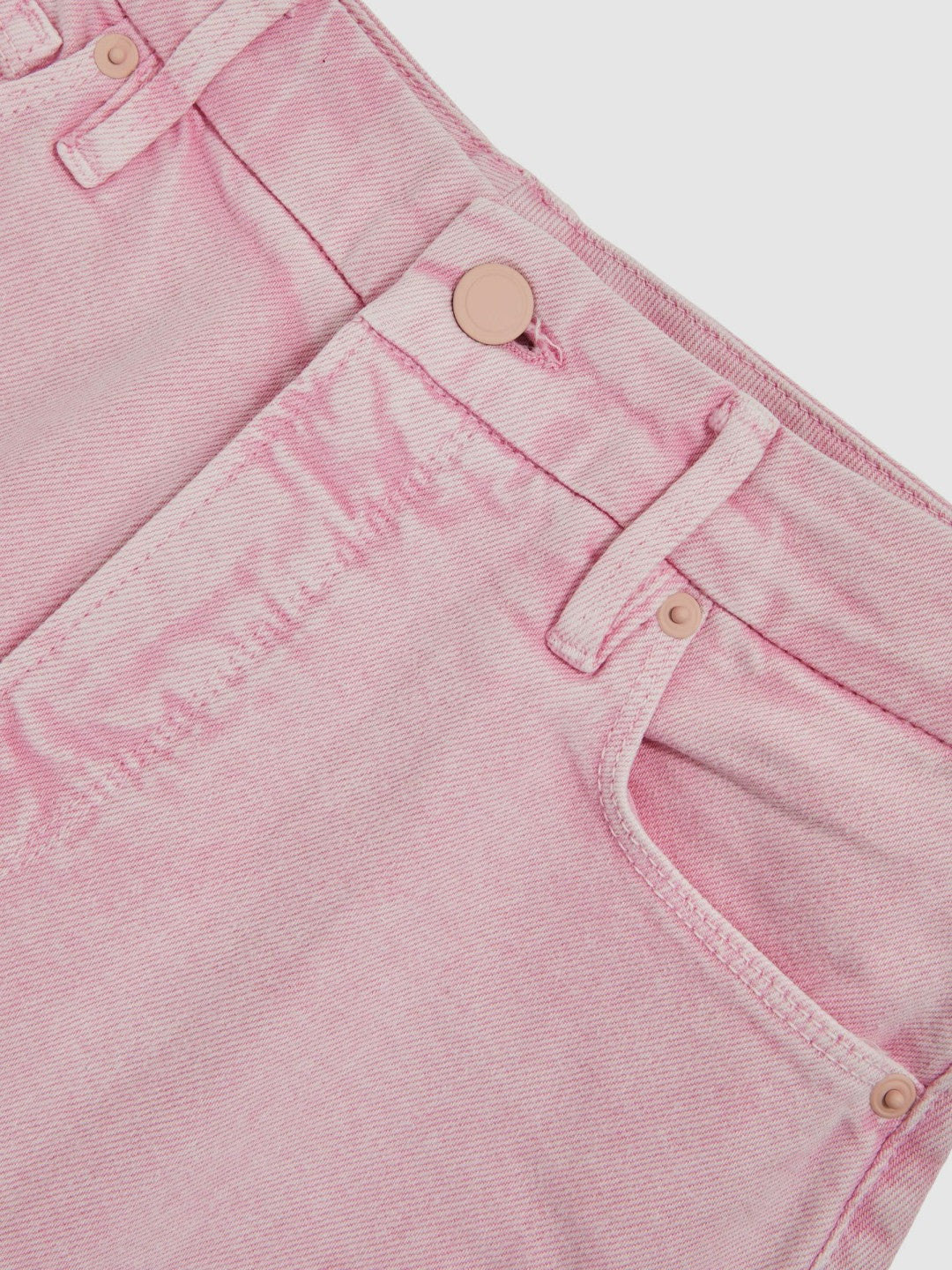 Cropped Palazzo Jeans Rose Pink | Womens