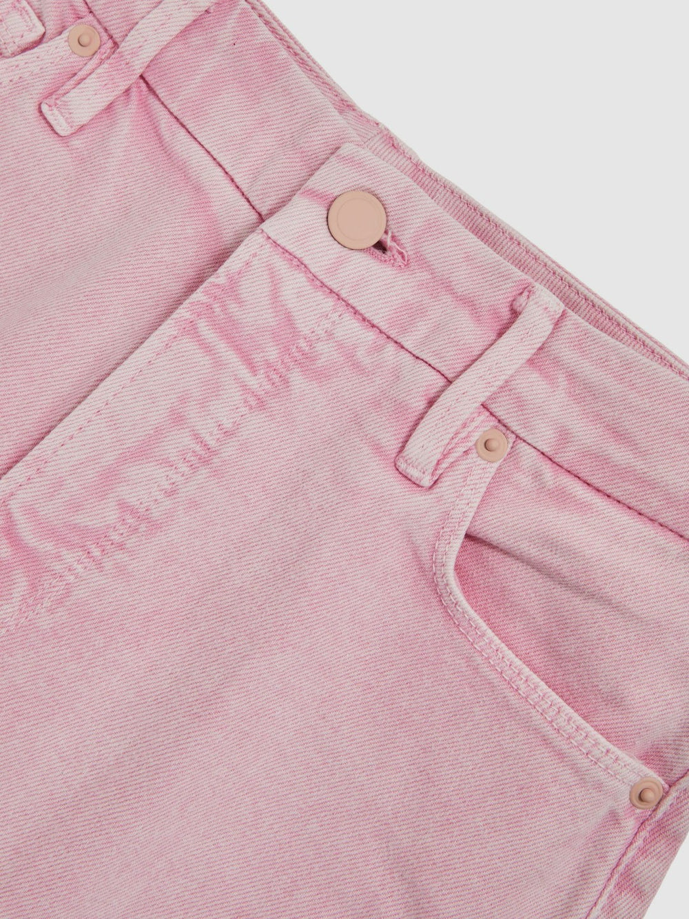 Cropped Palazzo Jeans Rose Pink | Womens
