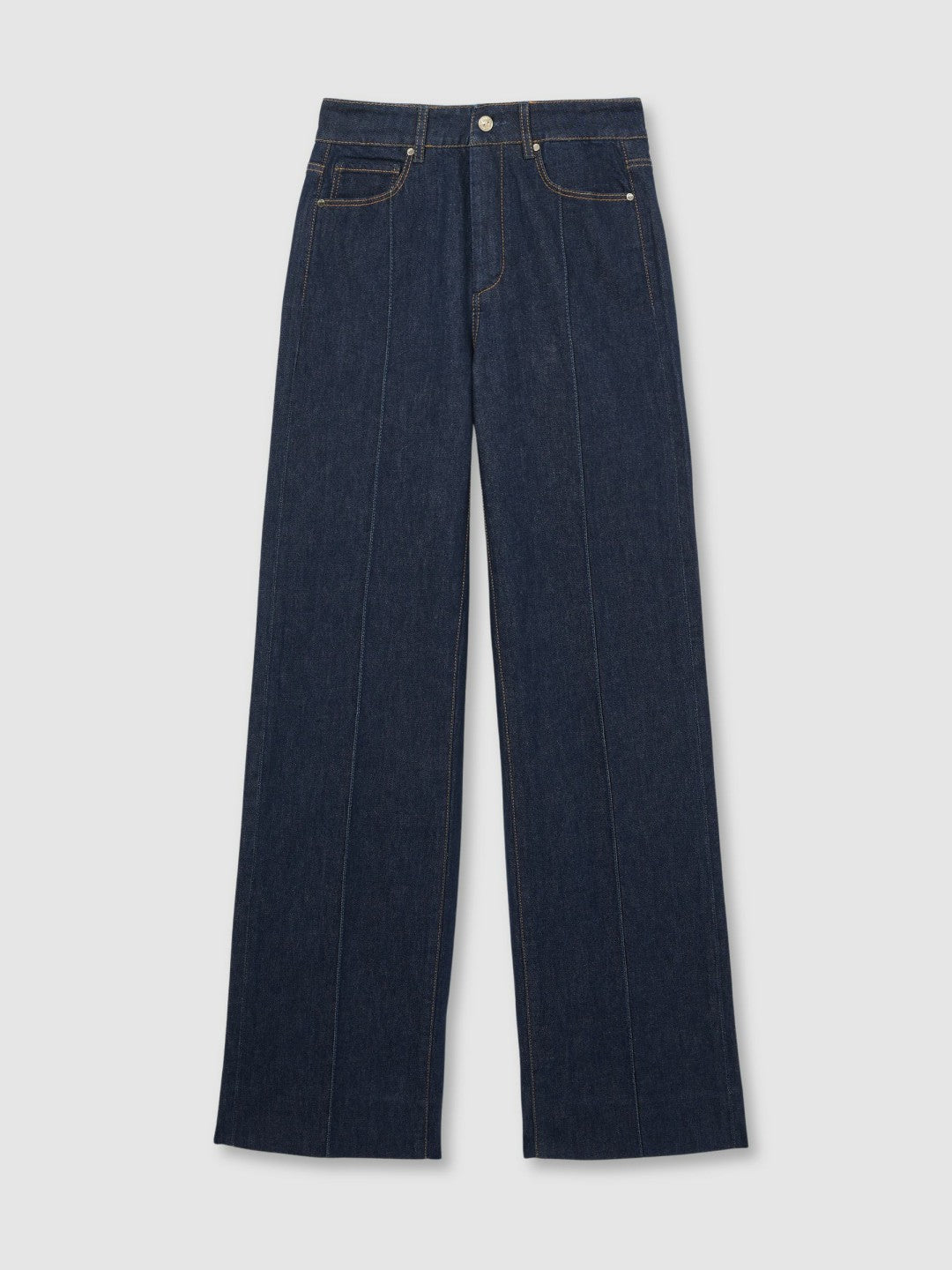 Paige Wide Leg Pintuck Jeans Anais Blue | Womens