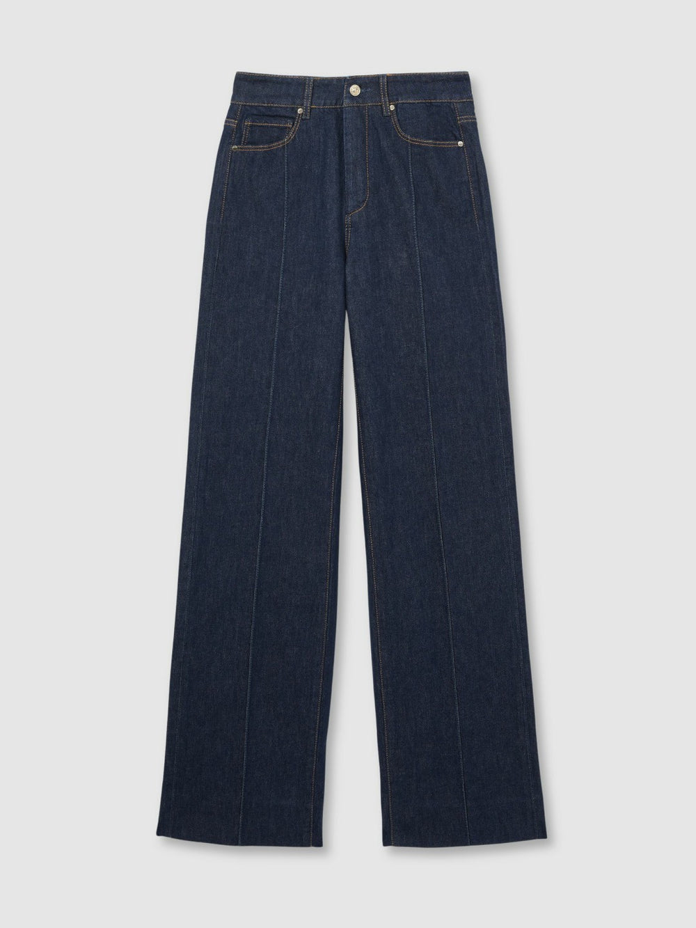 Paige Wide Leg Pintuck Jeans Anais Blue | Womens