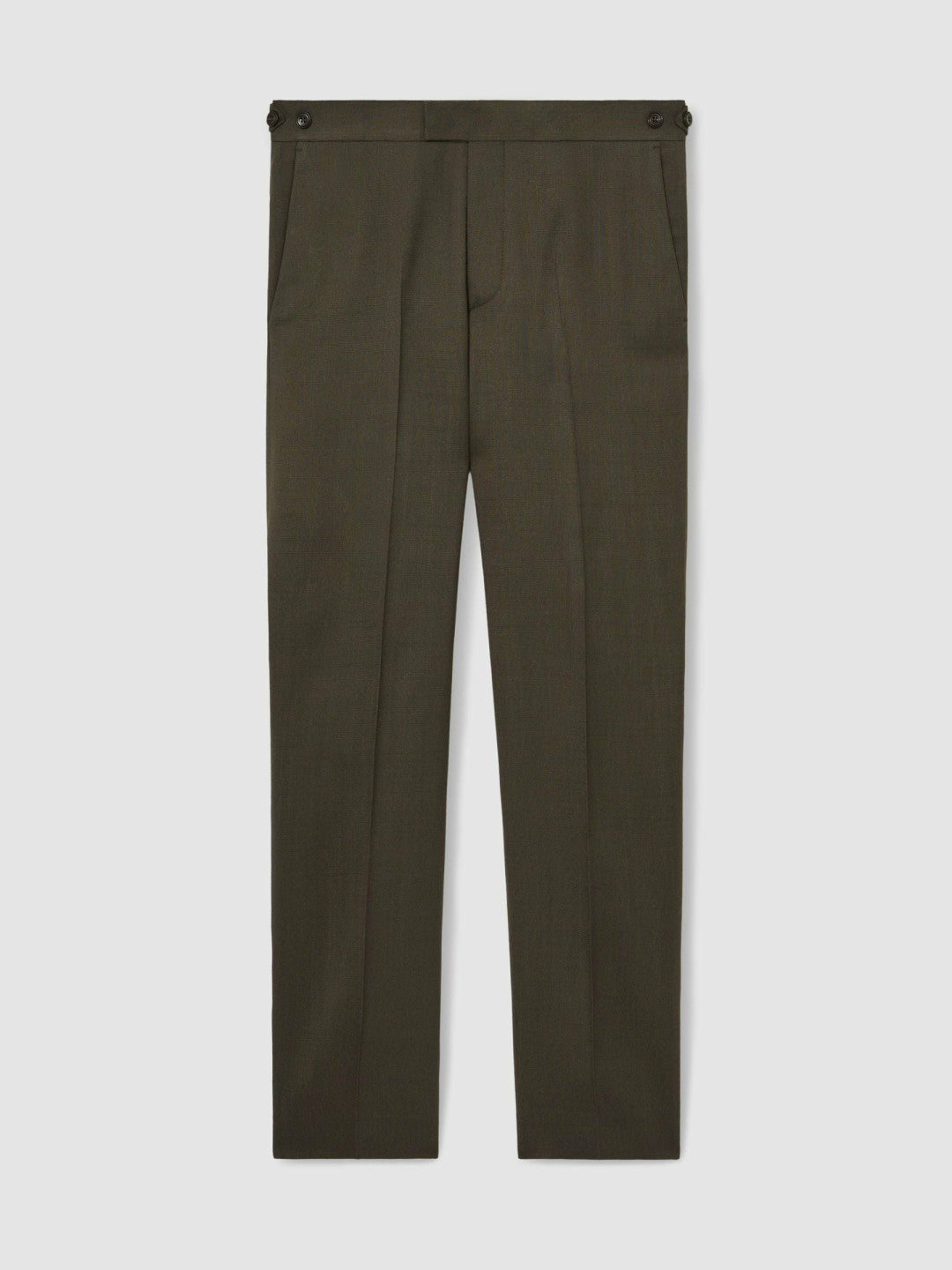 Slim-Fit Suit Trousers Dark Green | Mens