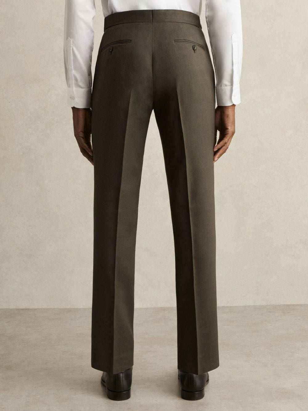 Slim-Fit Suit Trousers Dark Green | Mens