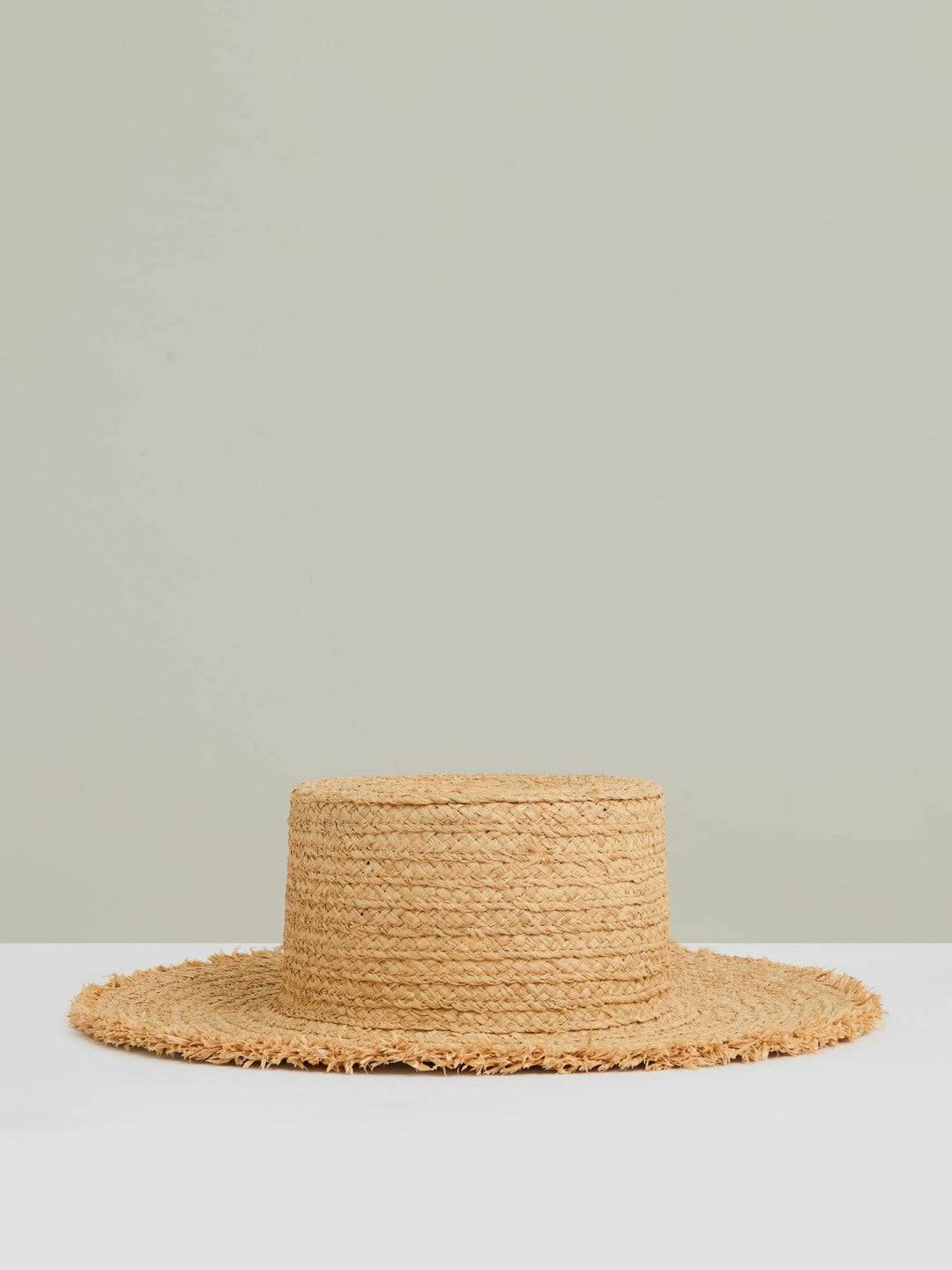Straw Boater Hat Natural | Womens