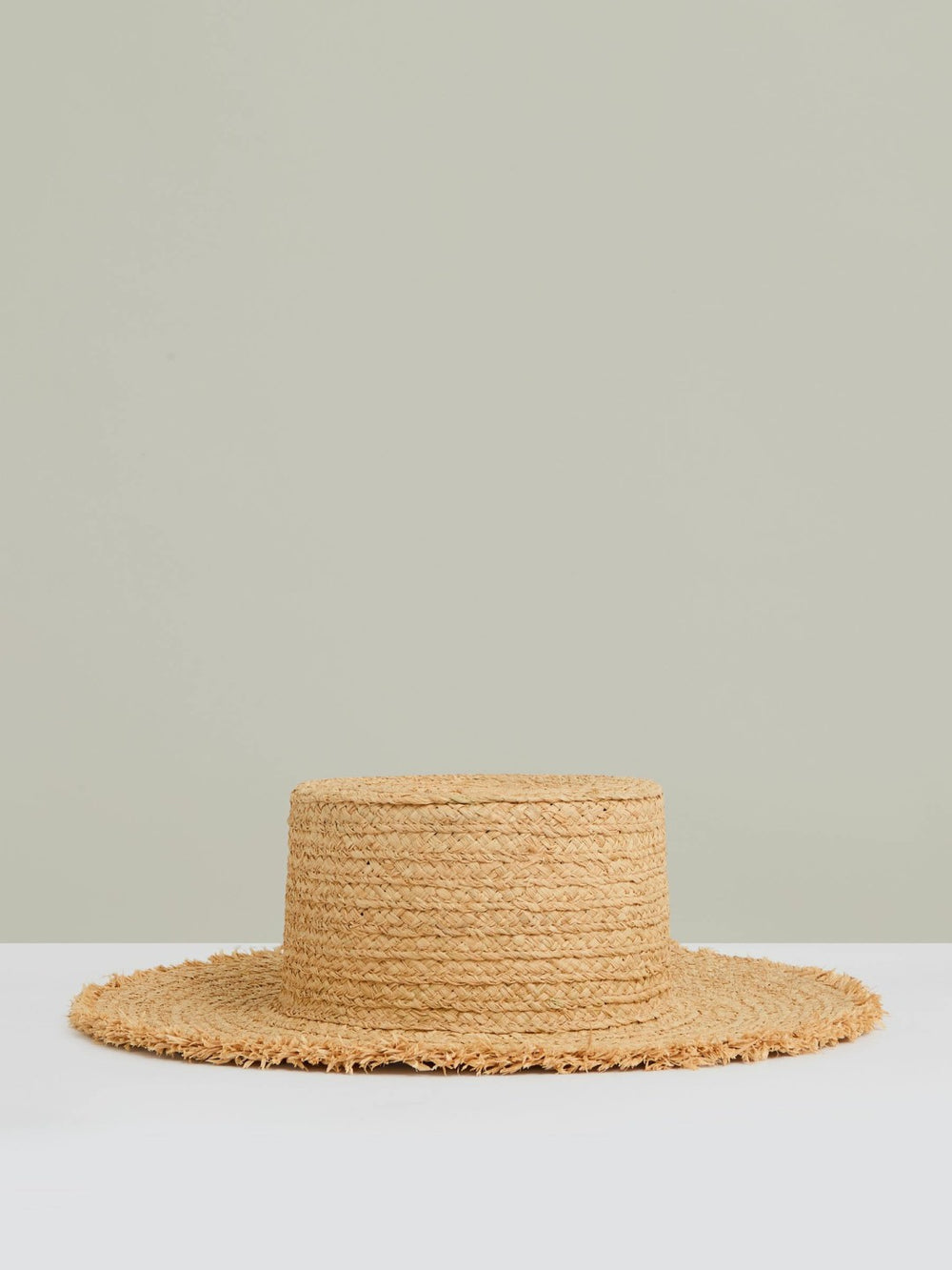 Straw Boater Hat Natural | Womens