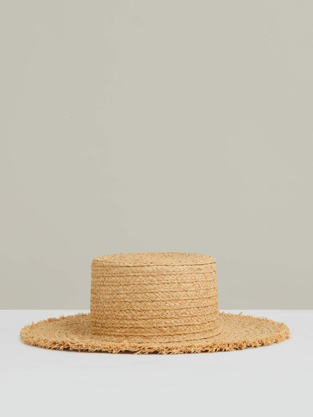 Straw Boater Hat Natural | Womens