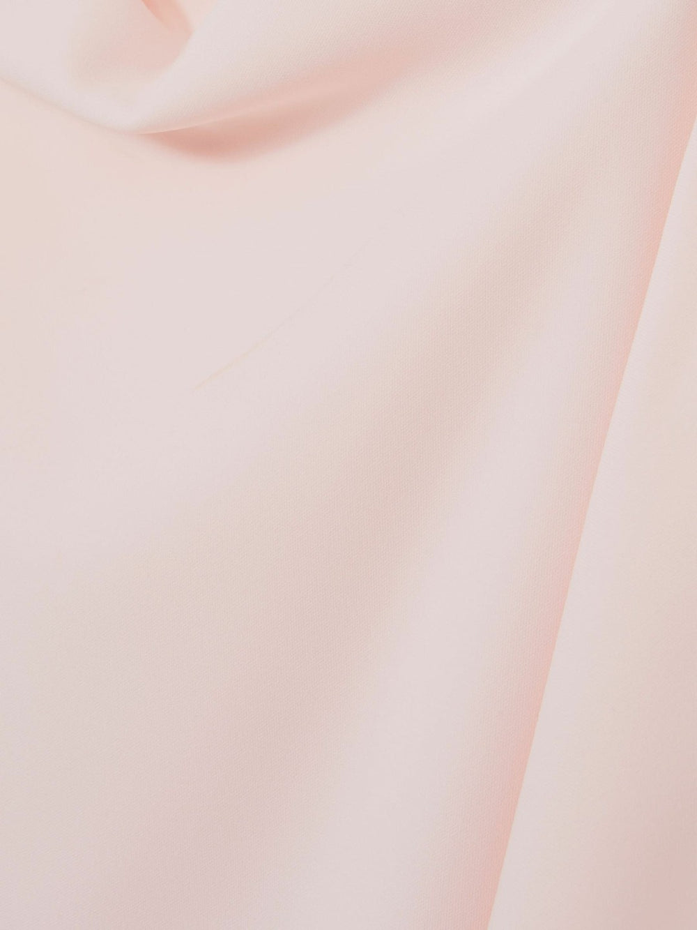 Draped-Front High-Neck Midi Dress Pale Pink | Womens