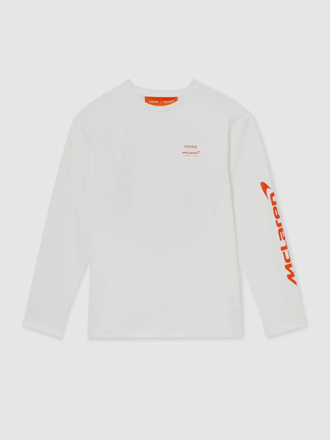 Unisex Fit McLaren F1 Team Tyre-Print T-Shirt White | Mens
