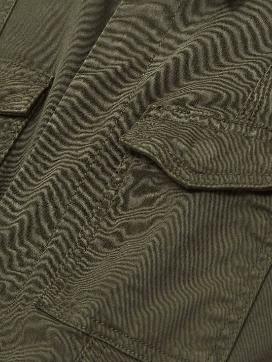 Good American Cotton Twill Jumpsuit with Stretch Khaki | Womens