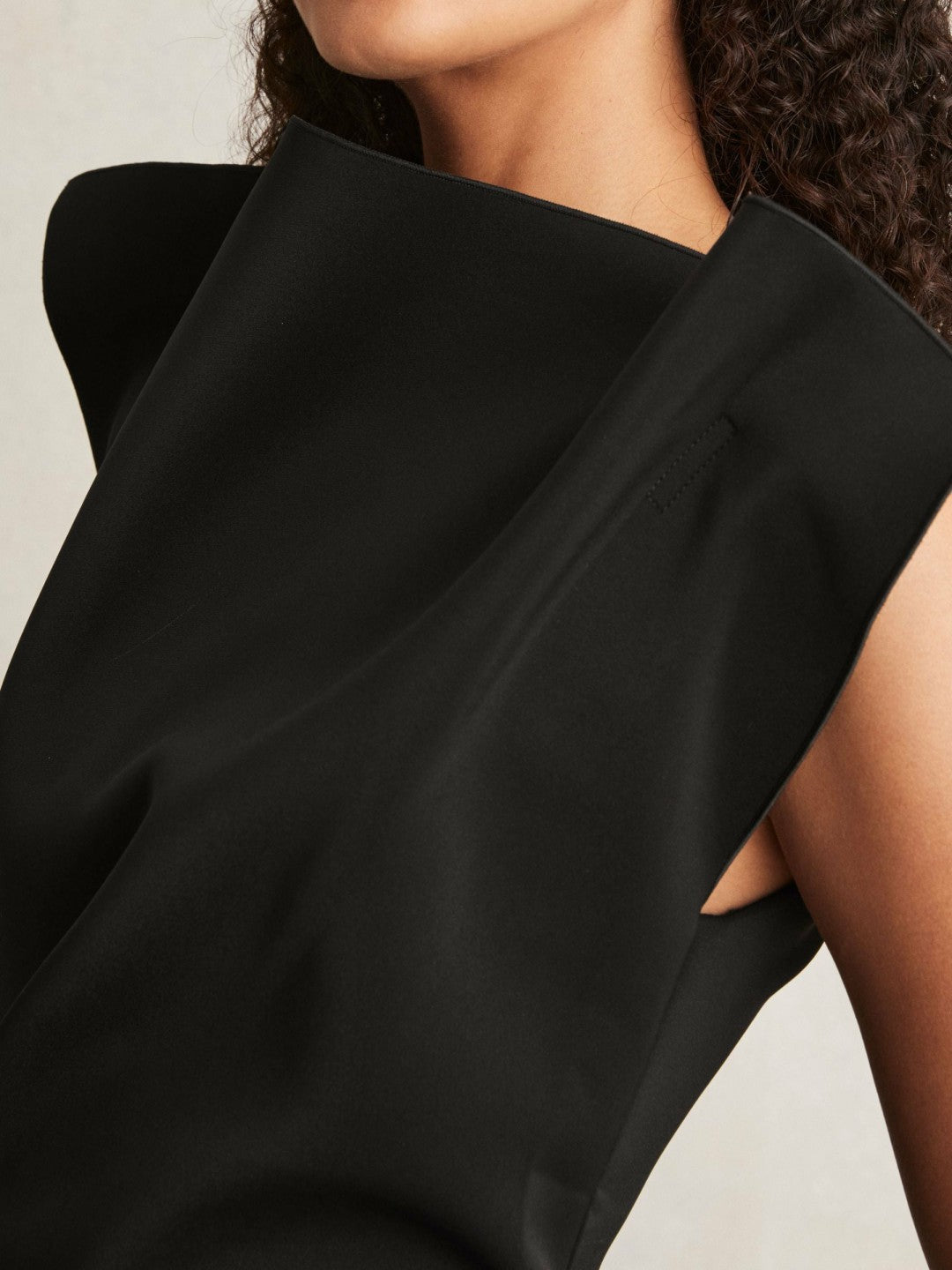 Acler Layered Ruffle Mini Black Dress Black | Womens