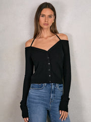100% Cotton Jumper Black | Womens