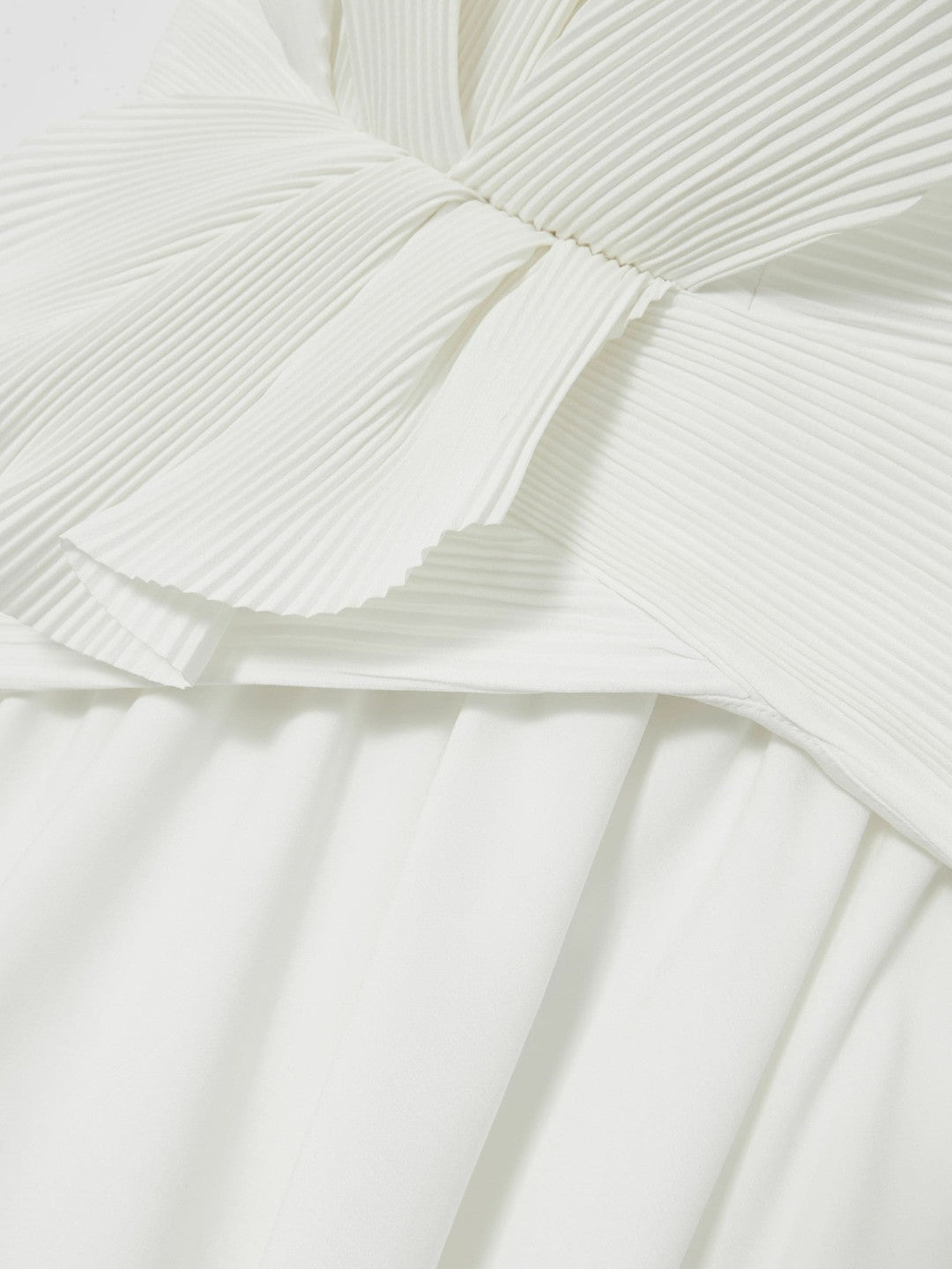 Acler Ivory Plissé Fan Strapless Maxi Dress Ivory | Womens