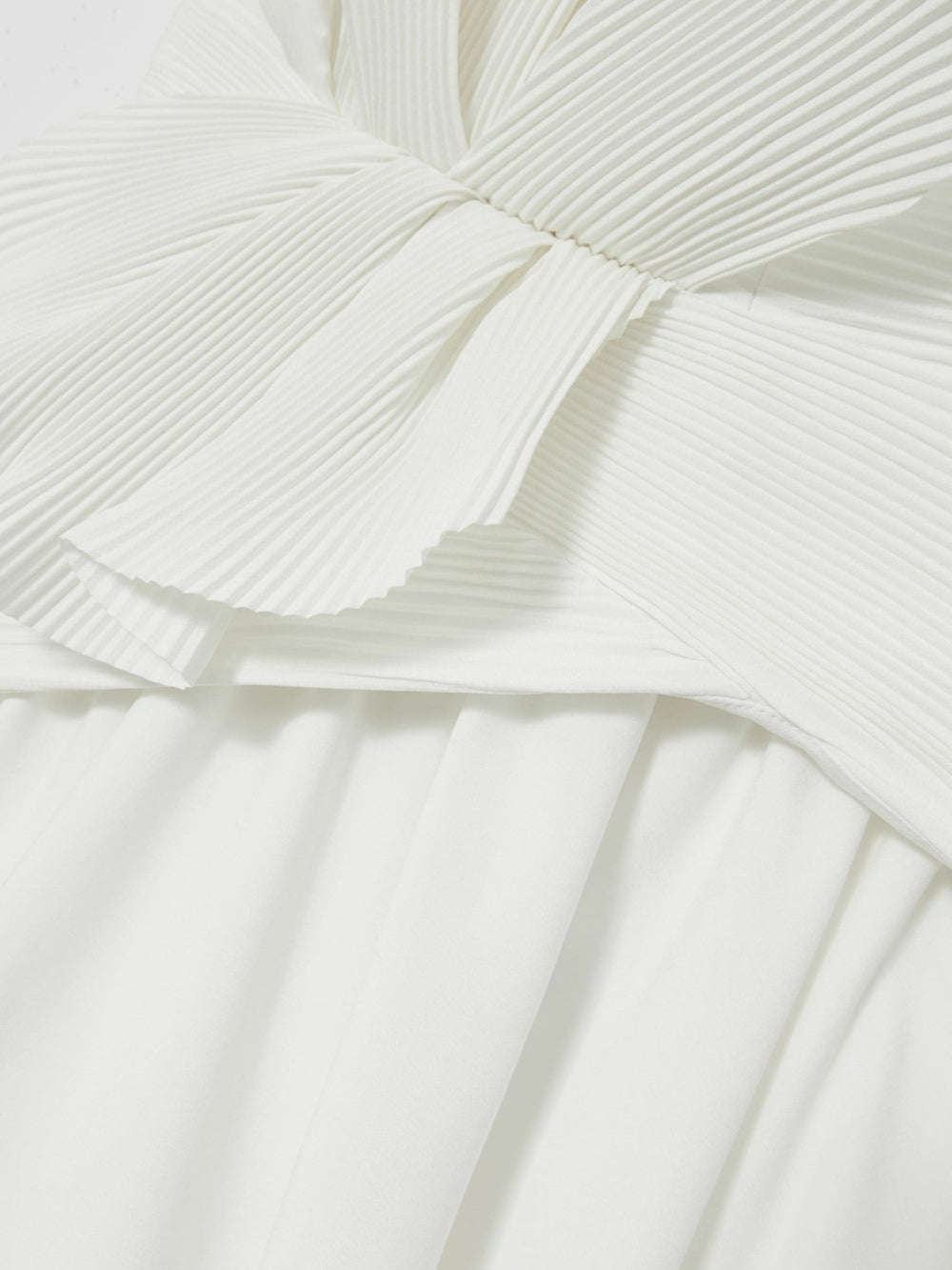 Acler Ivory Plissé Fan Strapless Maxi Dress Ivory | Womens
