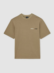| Ché Cotton-Linen Sunset T-Shirt Sage Green | Mens