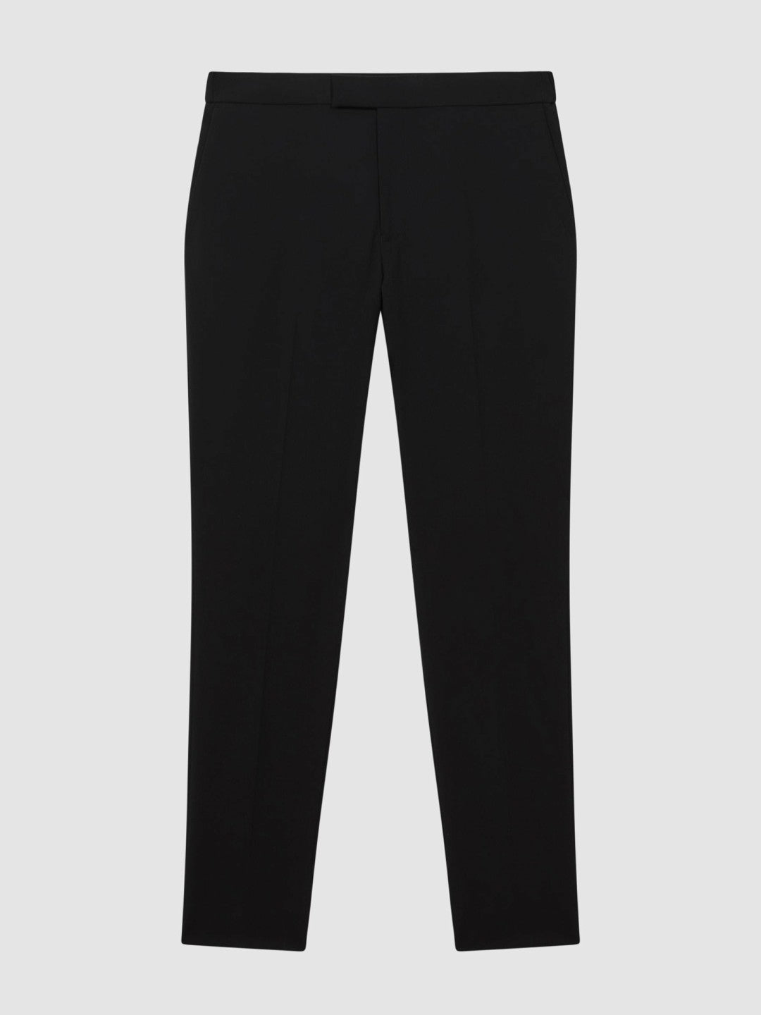 Slim-Fit Internal-Drawstring Trousers Black | Mens
