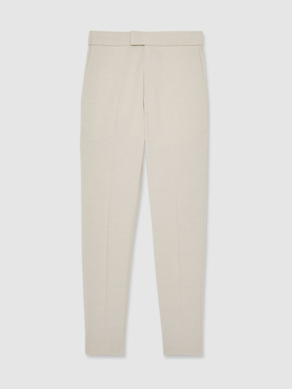 Slim-Fit Internal-Drawstring Trousers Stone | Mens