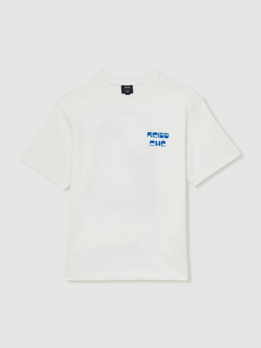 | Ché Cotton Palm-Print T-Shirt White | Mens